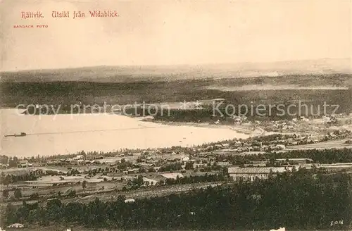 AK / Ansichtskarte Raettvik Utsikt fran Widablick Raettvik
