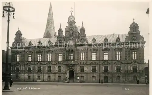 AK / Ansichtskarte Malmoe Radhuset Rathaus Malmoe