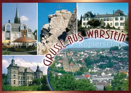 AK / Ansichtskarte Warstein Hotel Felsen Villa Panorama Warstein