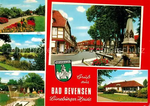 AK / Ansichtskarte Bad_Bevensen Kurpark Minigolf Monument Bad_Bevensen