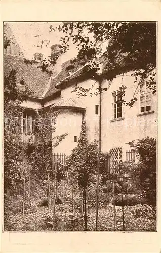 AK / Ansichtskarte Bruenn_Brno Stilleben im Garten des Augustinerklosters Bruenn_Brno