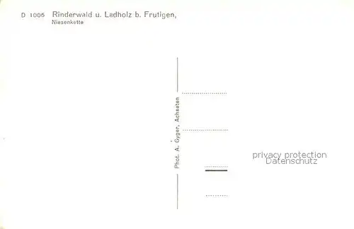AK / Ansichtskarte Frutigen_BE Rinderwald und Ladholz b. Frutigen Niesenkette Frutigen BE