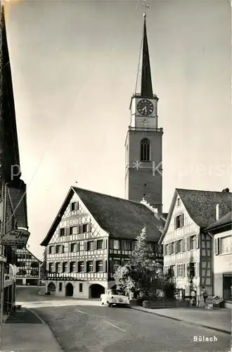 AK / Ansichtskarte Buelach_ZH Ortspartie mit Kirche Buelach_ZH