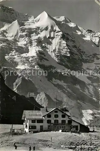 AK / Ansichtskarte Maennlichen mit Silberhorn Maennlichen