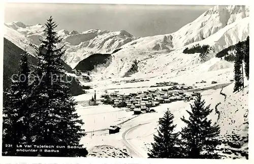 AK / Ansichtskarte Sedrun La Val Tujetsch Sedrun