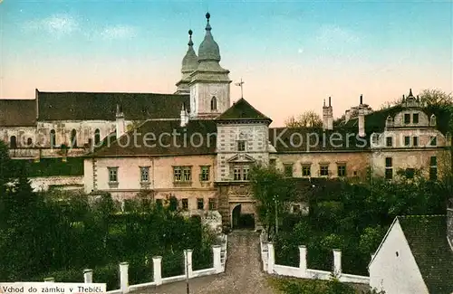 AK / Ansichtskarte Trebic Vchod do zamku Trebic