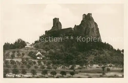 AK / Ansichtskarte Cesky_Raj_Trosky Ruine Cesky_Raj_Trosky