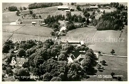 AK / Ansichtskarte Enkoeping Fliegeraufnahme Villberga Kyrka Enkoeping