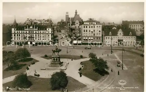 AK / Ansichtskarte Malmoe Stortorget Malmoe