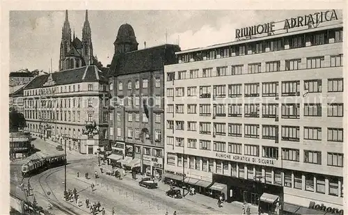 AK / Ansichtskarte Bruenn_Brno Riunione Adriatica Stadtansicht Bruenn_Brno