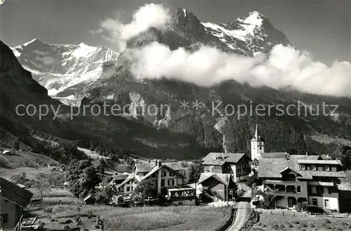 AK / Ansichtskarte Grindelwald Fiescherhoerner Hoernli Eiger Grindelwald