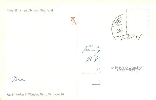 AK / Ansichtskarte Innertkirchen Panorama Innertkirchen
