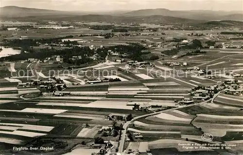 AK / Ansichtskarte Schweden Fliegeraufnahme Gagnet Schweden