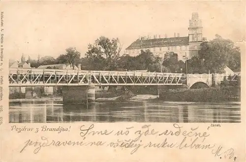 AK / Ansichtskarte Brandys_nad_Labem Stara_Boleslav Schloss Brandys_nad