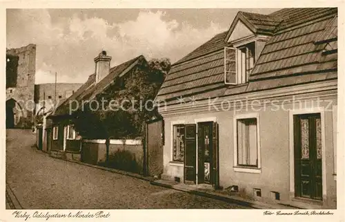 AK / Ansichtskarte Visby Odalgatan Norder Port Visby