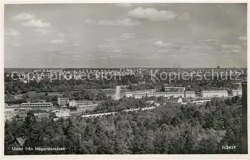 AK / Ansichtskarte Stockholm Utsikt fran Haegerstensasen Stockholm