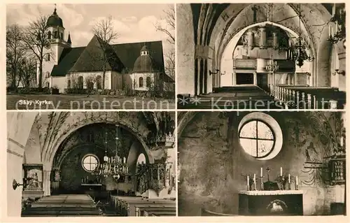 AK / Ansichtskarte Saeby Kyrka Kirche Innenansichten Saeby
