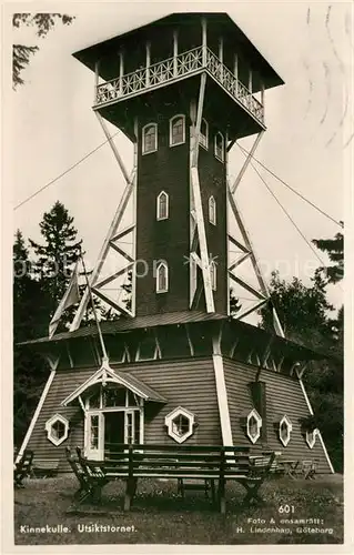 AK / Ansichtskarte Kinnekulle Utsiktstornet Aussichtsturm Kinnekulle