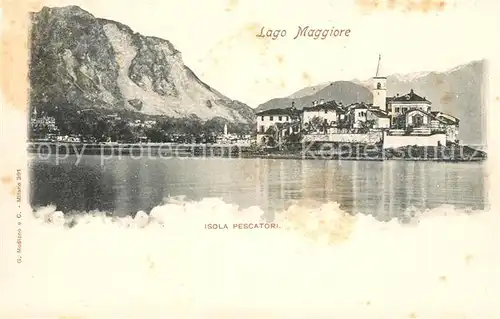 AK / Ansichtskarte Isola_Pescatori Ansicht vom See aus Isola_Pescatori