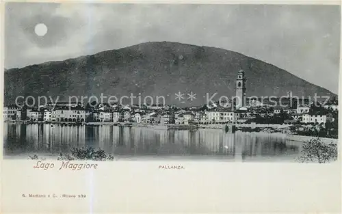 AK / Ansichtskarte Pallanza im Mondschein Pallanza