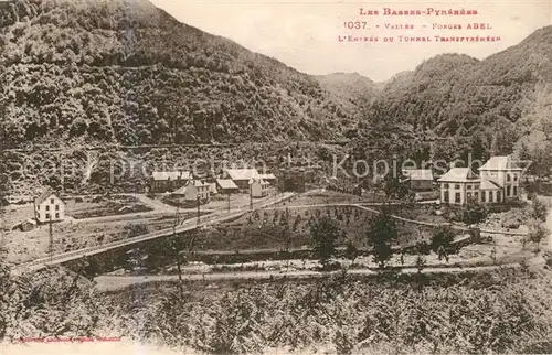 AK / Ansichtskarte Forges_d_Abel Vallee Entree du Tunnel Transpyreneen 