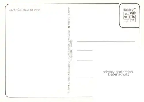 AK / Ansichtskarte Hoexter_Weser Kirche Schloss Fahrgastschiff Ortsmotive Hoexter Weser