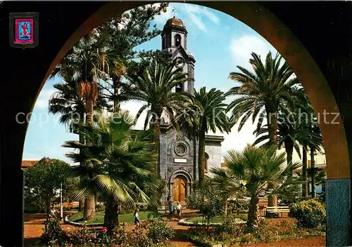 AK / Ansichtskarte Puerto_de_la_Cruz Iglesia y Plaza de Ntra Sra de la Pena de Francia Puerto_de_la_Cruz