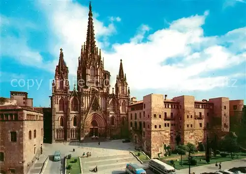 AK / Ansichtskarte Barcelona_Cataluna Catedral y Murallas Romanas Barcelona Cataluna