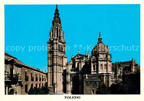 AK / Ansichtskarte Toledo_Castilla La_Mancha Catedral Vista general Toledo_Castilla La_Mancha