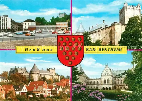 AK / Ansichtskarte Bad_Bentheim Teilansicht Schloss Details Bad_Bentheim