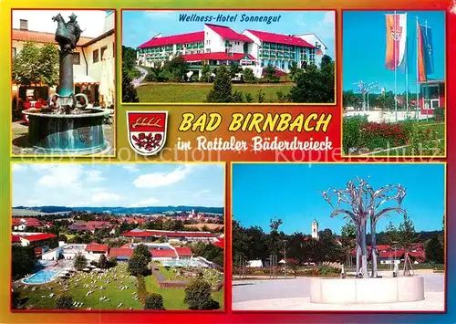 AK / Ansichtskarte Bad_Birnbach Brunnen Wellness Hotel Sonnengut Panorama  Bad_Birnbach