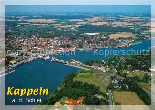 AK / Ansichtskarte Kappeln_Schlei Fliegeraufnahme Kappeln_Schlei