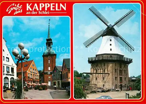 AK / Ansichtskarte Kappeln_Schlei Marktplatz Muehlen Kappeln_Schlei