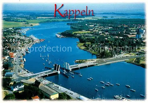 AK / Ansichtskarte Kappeln_Schlei Fliegeraufnahme Kappeln_Schlei