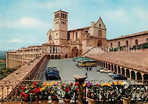 AK / Ansichtskarte Assisi_Umbria Basilica di San Francesco Assisi Umbria