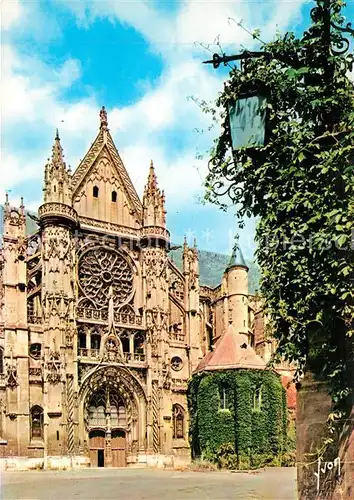 AK / Ansichtskarte Senlis_Oise Cathedrale Notre Dame Portail Sud Senlis Oise