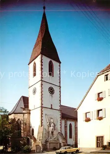 AK / Ansichtskarte Endingen_Kaiserstuhl Wallfahrtskirche St Martin Endingen_Kaiserstuhl