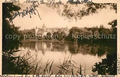 AK / Ansichtskarte Zinkovy Schloss am See Zinkovy
