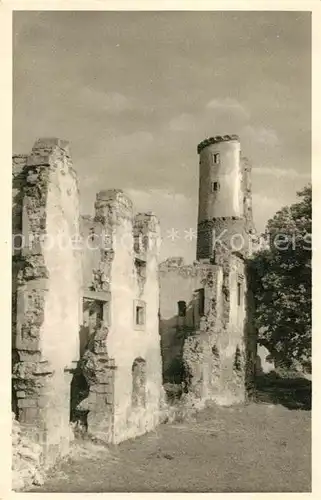 AK / Ansichtskarte Bakov_Jizerou Burgruine Zweretitz Bakov Jizerou