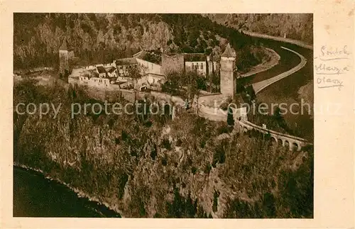 AK / Ansichtskarte Zvikov Fliegeraufnahme Pohledy S Letadla Zvikov