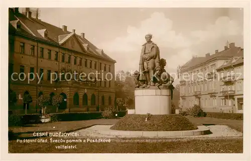 AK / Ansichtskarte Budejovice Denkmal Budejovice