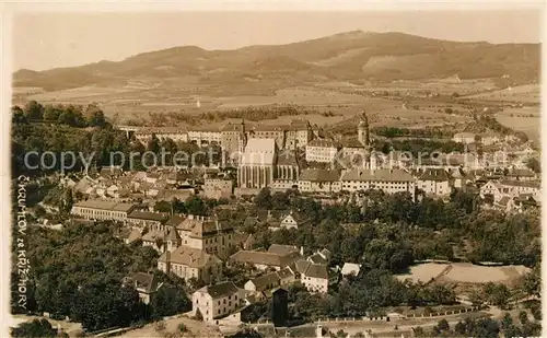 AK / Ansichtskarte Krumlov Fliegeraufnahme Krumlov