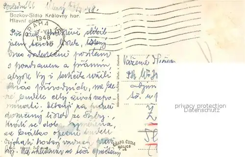 AK / Ansichtskarte Bozkov Sidio Kralovny hor. Hlavni Kirche innen Bozkov