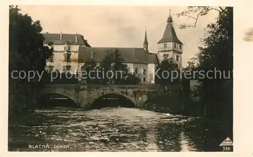 AK / Ansichtskarte Blatna Zamek Blatna