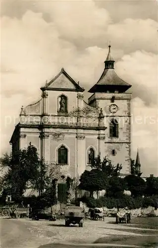 AK / Ansichtskarte Tachova Bor Kostel sv. Mikulase Tachova