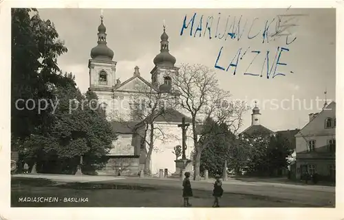 AK / Ansichtskarte Mariaschein_Tschechien Basilika Mariaschein Tschechien