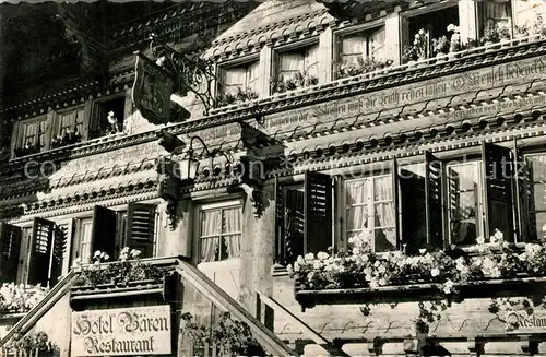 AK / Ansichtskarte Gsteig Gasthaus Baeren Gsteig