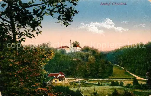AK / Ansichtskarte Chatillon_Jura Schloss Chatillon Jura