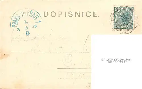 AK / Ansichtskarte Tschechien_Region Bakova Stadtansicht Tschechien Region