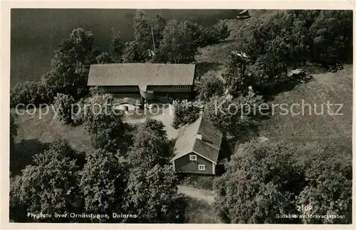 AK / Ansichtskarte Ornaesstugan Flygfoto Fliegeraufnahme Ornaesstugan